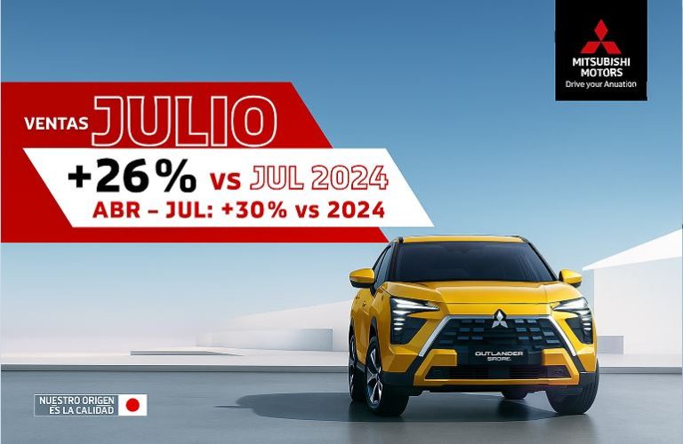 Cierre de ventas Mitsubishi Julio 2025