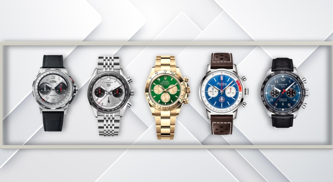 Velocidad y lujo, 5 relojes para amantes de autos.