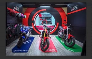 GS Motos en Expo Moto 2025 con modelos de ITALIKA, Morbidelli, Hero y Benelli en exhibición