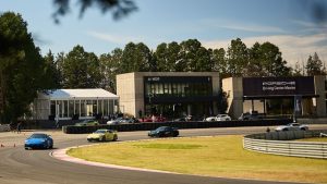 pista del Porsche Driving Center México diseñada por Hermann Tilke con curvas y rectas extensas