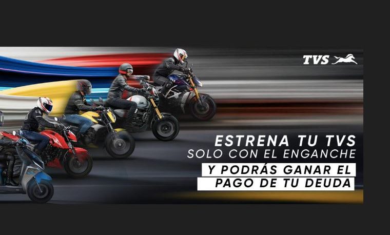 TVS Motor Mexico anuncia Liquida tu deuda y adelanta lanzamientos como TVS iQ y RTX 300.