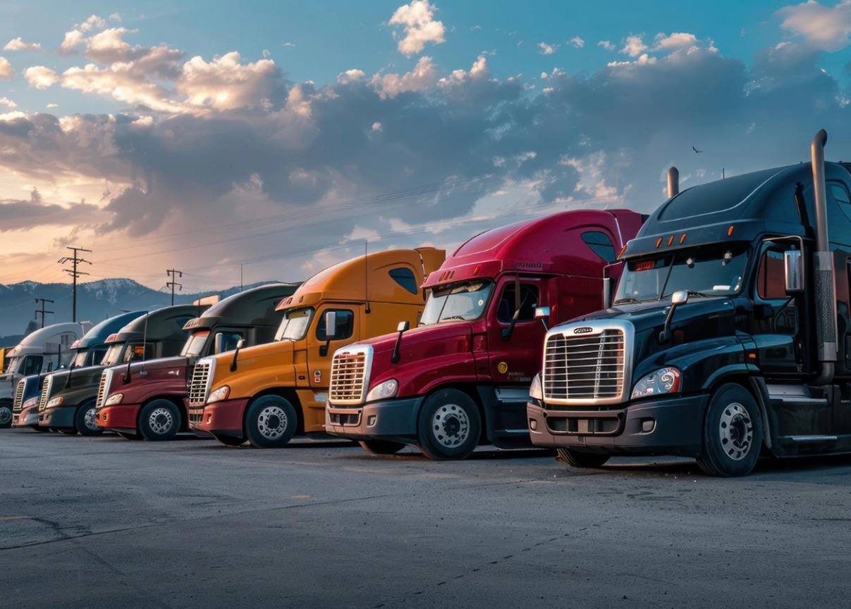 Tractocamiones seminuevos reacondicionados en patios de Panamotors en México