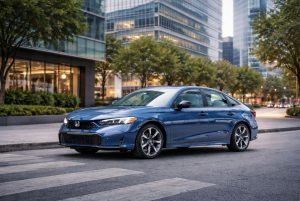 Honda Civic Hybrid 2026 sedán híbrido ganador del premio Edmunds Top Rated 2026