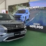 Mitsubishi Outlander 2026 en pista durante su lanzamiento en México
