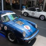 Porsche clásico participando en el Rally Maya México 2026