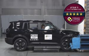 JETOUR T1 SUV con sistemas de seguridad avanzada y calificación cinco estrellas ASEAN NCAP