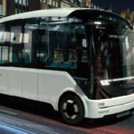 Minibús autónomo SUE con parabrisas panorámico de 381 cm en policarbonato