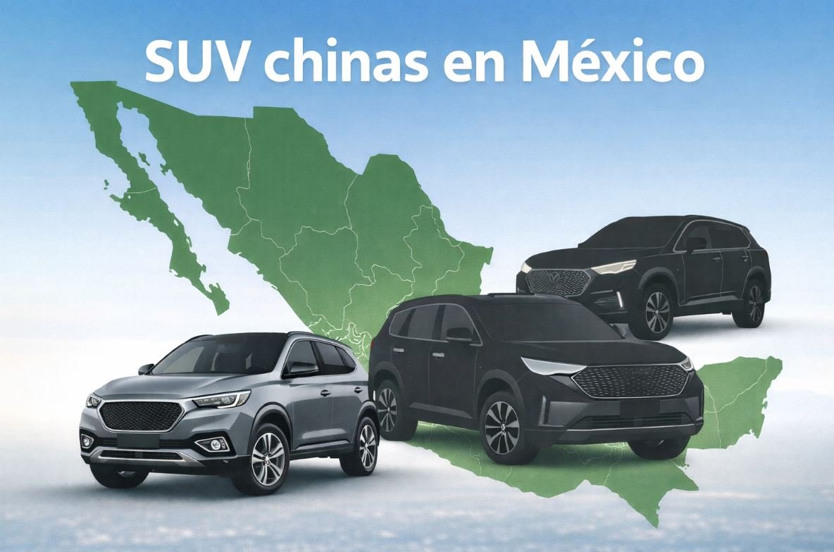 SUV chinas en México como BYD Song Plus, Chirey Tiggo 8 Pro, MG HS, Jetour T2 y GWM Haval H6