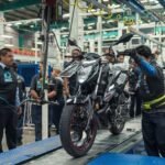 Italika 250 Z en planta de GS Motos tras alcanzar 10 millones de motocicletas ensambladas en México