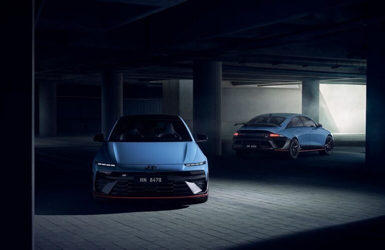 Hyundai IONIQ 6 N con diseño aerodinámico y enfoque deportivo eléctrico