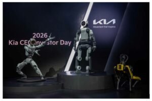 Presentación de Kia sobre su estrategia 2030 con enfoque en vehículos eléctricos e inversión global