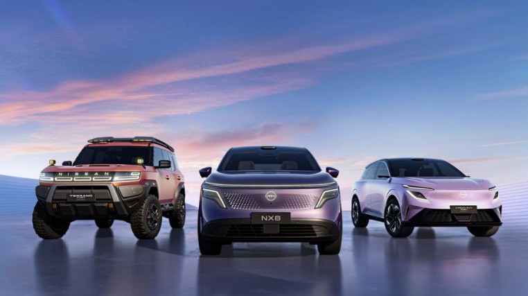 Nuevos SUV híbridos enchufables de Nissan durante el Auto Show de China 2026