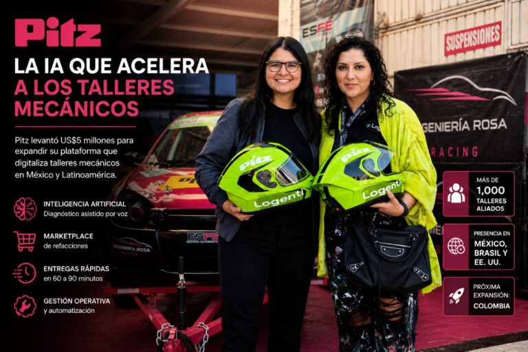 Plataforma Pitz de inteligencia artificial para talleres mecánicos y refacciones rápidas en México