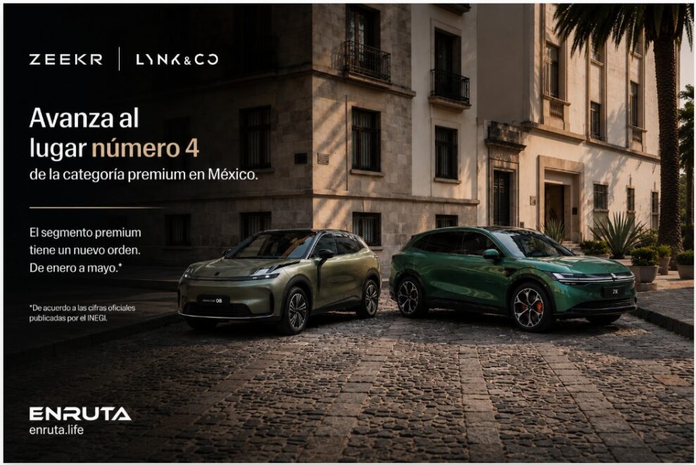 Vehículos Zeekr y Lynk & Co durante su expansión comercial en México en 2026