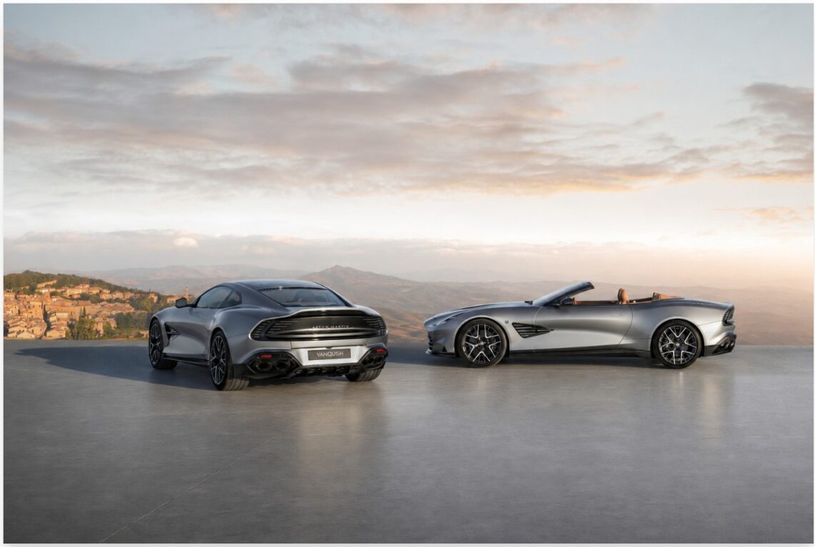 Aston Martin Vanquish 25 con motor V12 y pintura Q Skye Silver