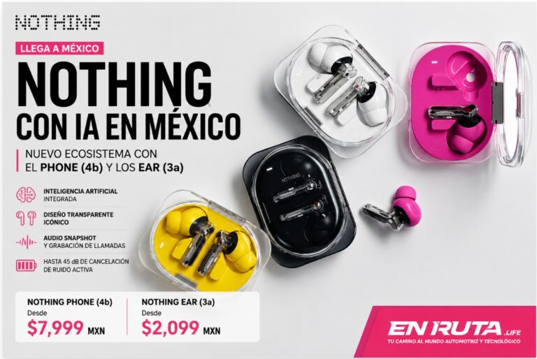 Nothing amplía su ecosistema en México con IA con el Phone 4b y los Ear 3a
