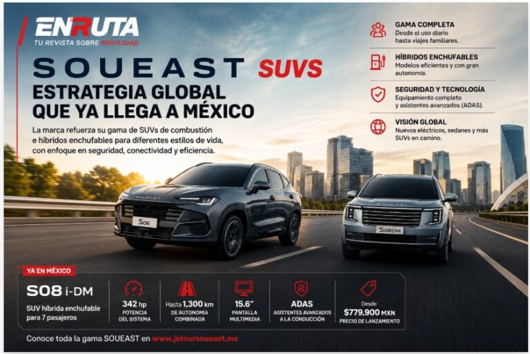 SOUEAST SUVs con estrategia global y SOUEAST S08 i-DM en México