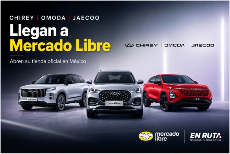 Tienda oficial de Chirey en Mercado Libre con vehículos OMODA y JAECOO
