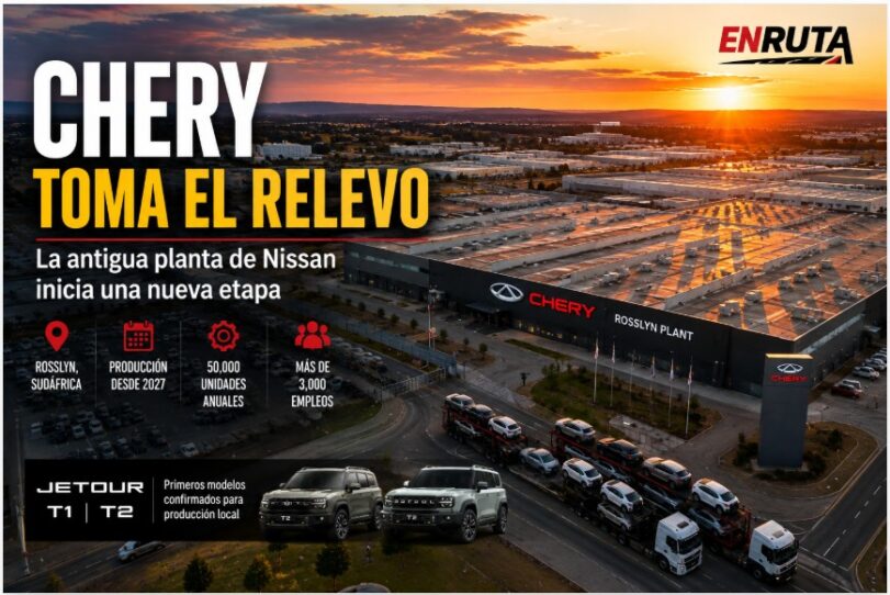 Planta automotriz de Rosslyn en Sudáfrica adquirida por Chery a Nissan