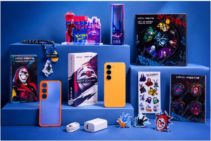 Infinix HOT 70 Pro 5G México con diseño trasero que cambia con la temperatura y la luz