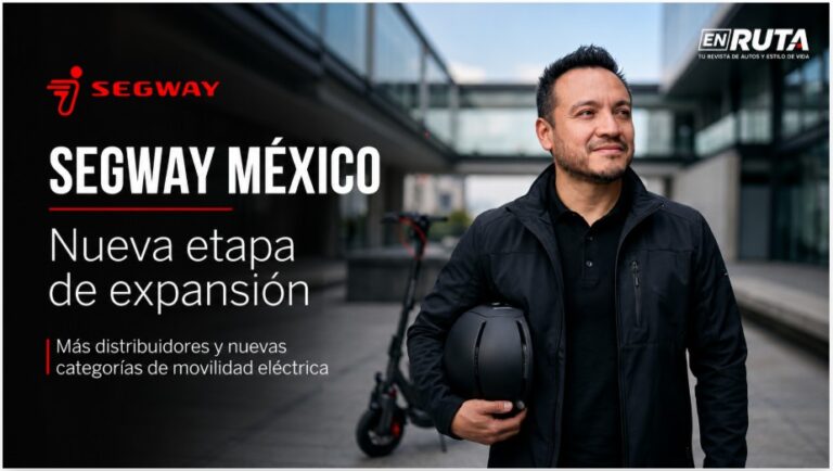 Scooters eléctricos Segway disponibles en México durante el anuncio de expansión comercial.