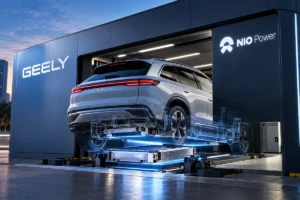 Geely y NIO amplían su alianza mediante NIO Power y el intercambio de baterías para autos eléctricos