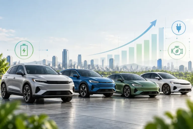 Autos híbridos y eléctricos ganan participación en el mercado mexicano durante 2026