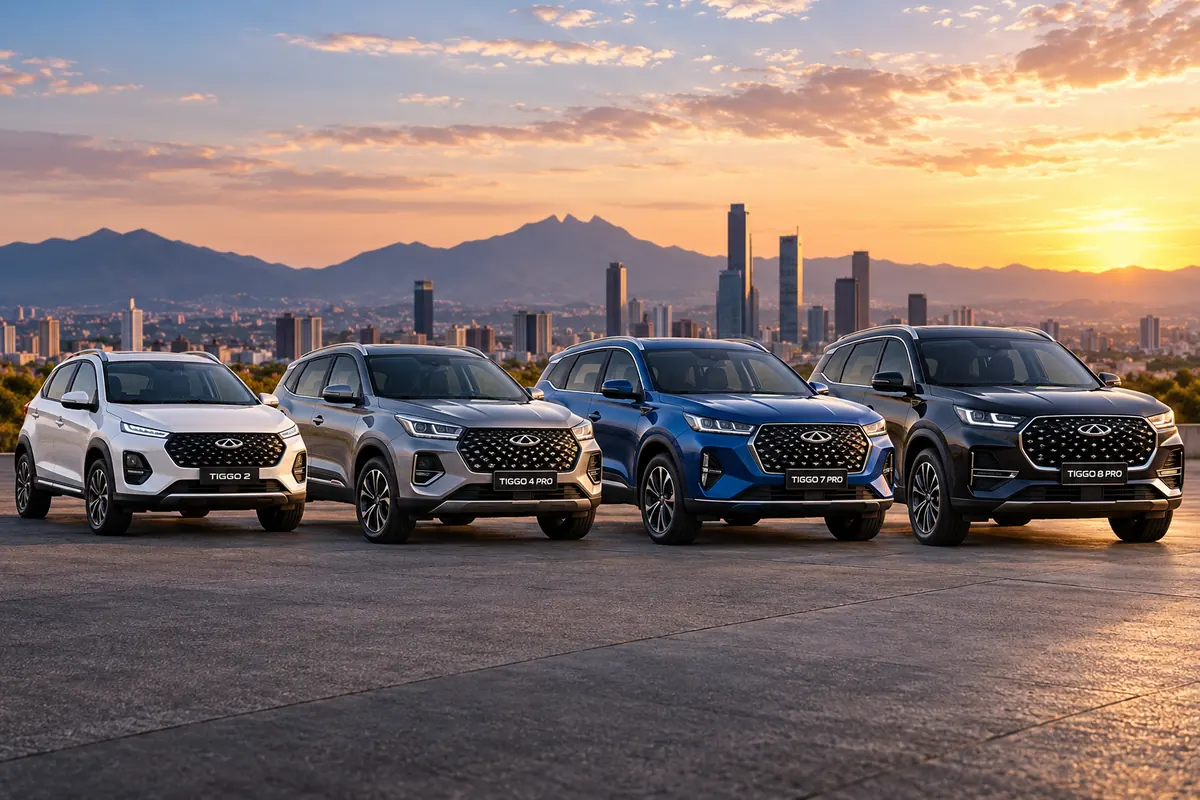 Chirey Tiggo 4 Pro, Tiggo 7 PHEV CSH y Tiggo 8 PHEV CSH
