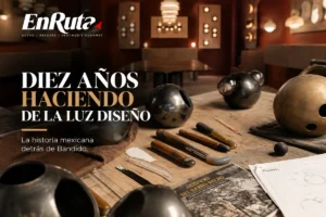Taller de Bandido con luminarias artesanales y herramientas de diseño