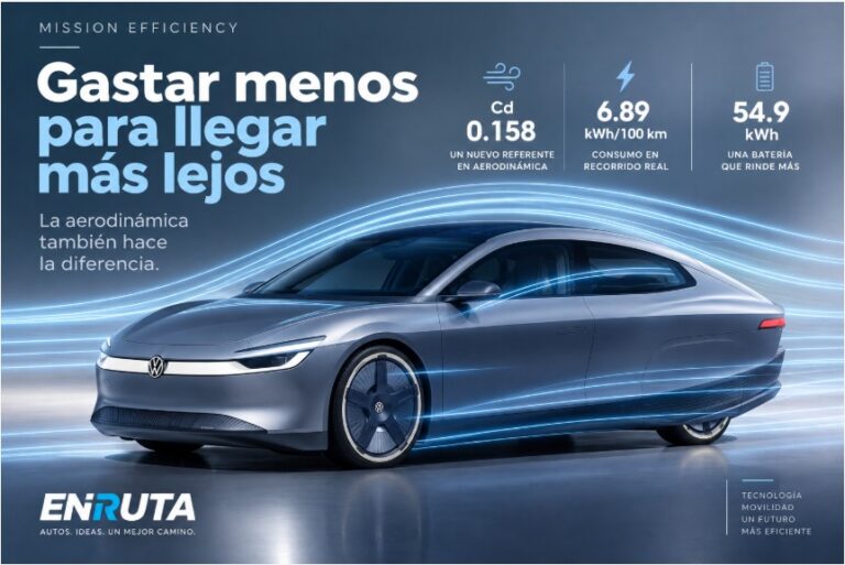 Volkswagen Mission Efficiency, prototipo eléctrico con coeficiente aerodinámico Cd de 0.158