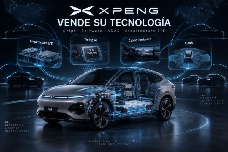 XPeng busca ofrecer arquitectura electrónica, chips Turing AI y software ADAS a otras marcas de automóviles