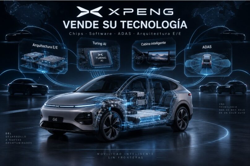 XPeng busca ofrecer arquitectura electrónica, chips Turing AI y software ADAS a otras marcas de automóviles