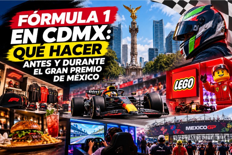 Experiencias de Fórmula 1 en Ciudad de México, desde exhibiciones y simuladores hasta actividades para aficionados.
