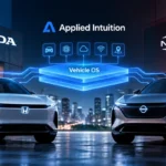 Honda y Nissan desarrollan vehículos definidos por software con tecnología de Applied Intuition.